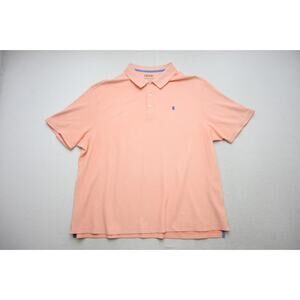 Izod Golf Polo Shirt Performance Stretch Pink Mens Size 3XL